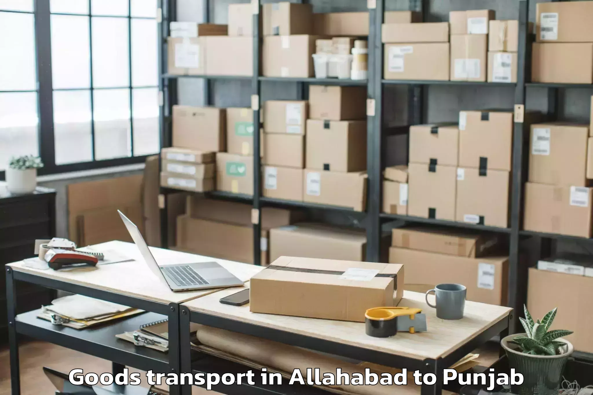 Expert Allahabad to Bhogpur Goods Transport